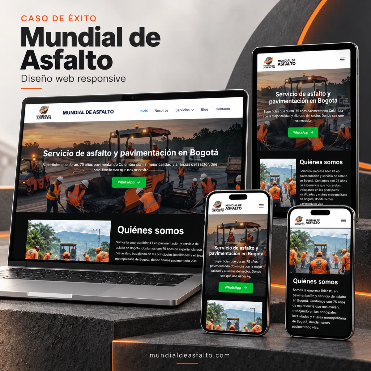 Sitio web de Mundial de Asfalto
